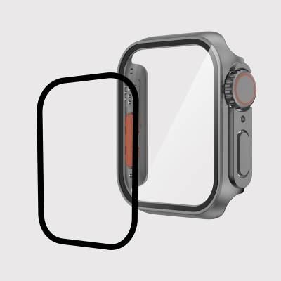 Apple Watch 7 45mm - Watch Ultra 49mm Kasa Dönüştürücü ve Ekran Koruyucu Zore Watch Gard 26 - 2