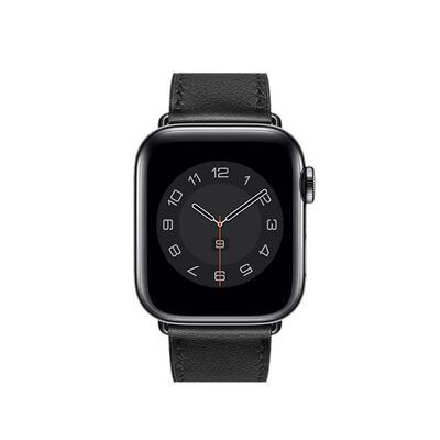 Apple Watch 7 45mm Wiwu Attleage Watchband Genuine Leather Band - 4