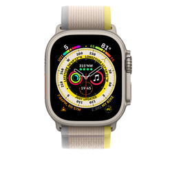 Apple Watch 7 45mm Wiwu Trail Loop Naylon Örgü İşlemeli Hasır Kordon Strap Kayış - 7