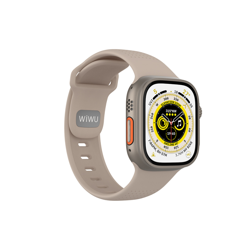 Apple Watch 7 45mm Wiwu Wi-WB0201 Comf Secur Series Silicone Band - 2