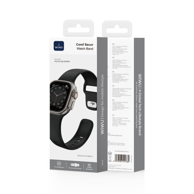 Apple Watch 7 45mm Wiwu Wi-WB0201 Comf Secur Series Silicone Band - 18