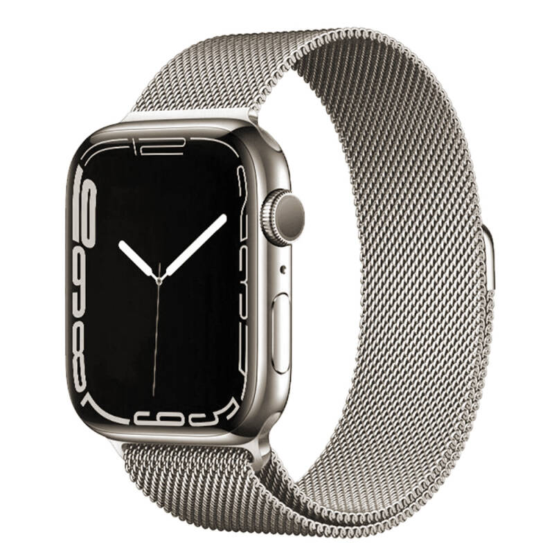 Apple Watch 7 45mm Zore Band-01 Metal Band - 12