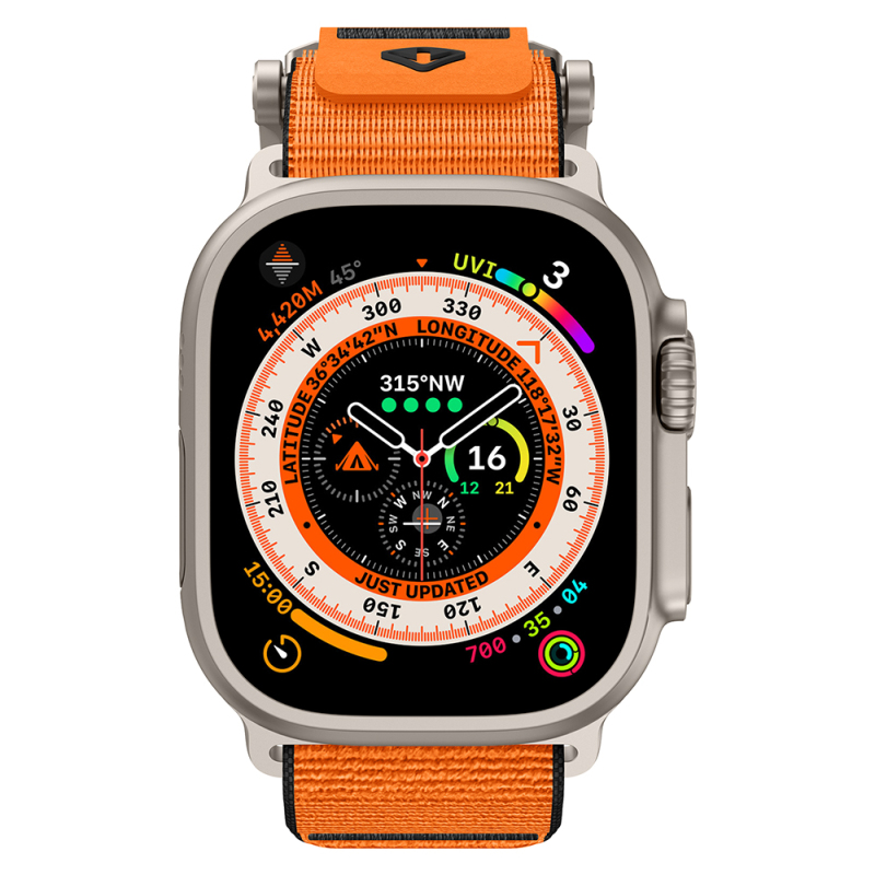 Apple Watch 7 45mm Zore KRD-154 Nylon Mesh Strap - 10