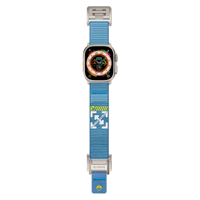Apple Watch 7 45mm Zore KRD-154 Nylon Mesh Strap - 67