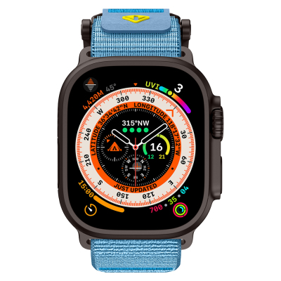 Apple Watch 7 45mm Zore KRD-154 Nylon Mesh Strap - 11