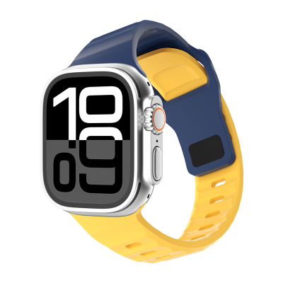 Apple Watch 7 45mm Zore KRD-160 Silikon Kordon Strap Kayış - 3