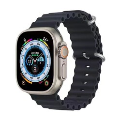 Apple Watch 7 45mm Zore KRD-75 Silicone Cordon - 1
