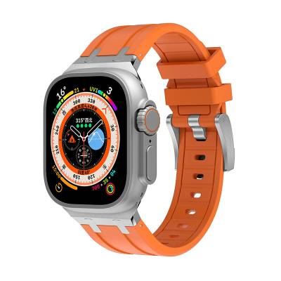 Apple Watch 7 45mm Zore KRD-89 Silicone Band - 7