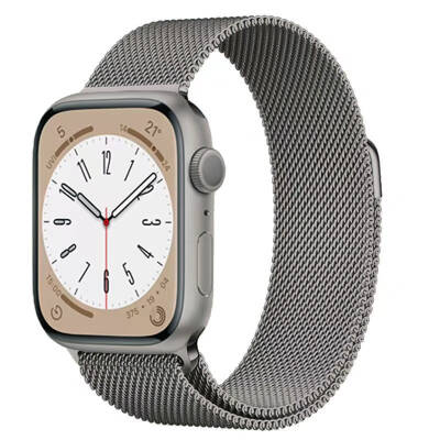 Apple Watch 7 45mm Zore KRD-98 Metal Kordon - 1