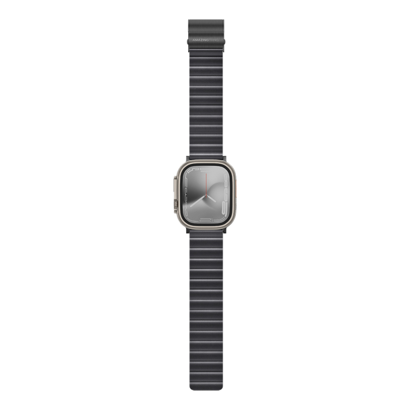 Apple Watch Serisi Uyumlu Amazing Thing Glamour Sense Deri Kordon - 4