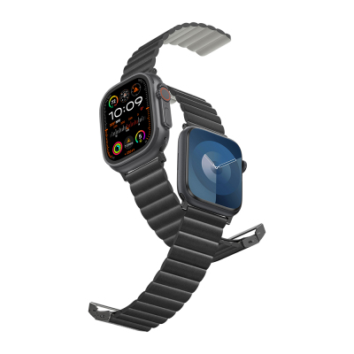 Apple Watch Serisi Uyumlu Amazing Thing Glamour Sense Deri Kordon - 7