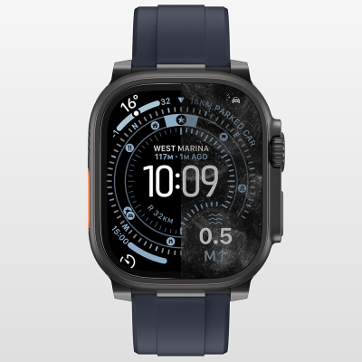 Apple Watch Ultra 49mm Amazingthing Radix AccuGuard Series Smartwatch Tempered Glass Screen Protector - 5