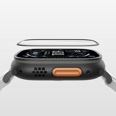 Apple Watch Ultra 49mm Amazingthing Radix AccuGuard Serisi Akıllı Saat Temperli Cam Ekran Koruyucu - 4