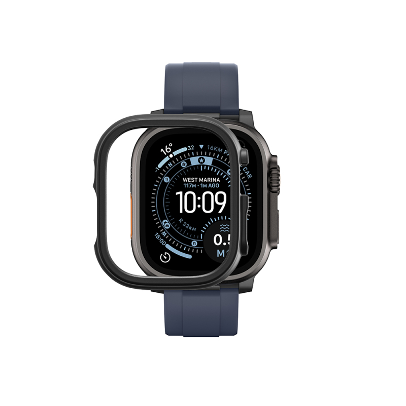 Apple Watch Ultra 49mm Amazingthing Radix Minimal FullGuard Hard PC Case and Screen Protector - 8