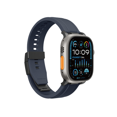 Apple Watch Ultra 49mm Amazingthing Titan Chrono Silicone Band - 5
