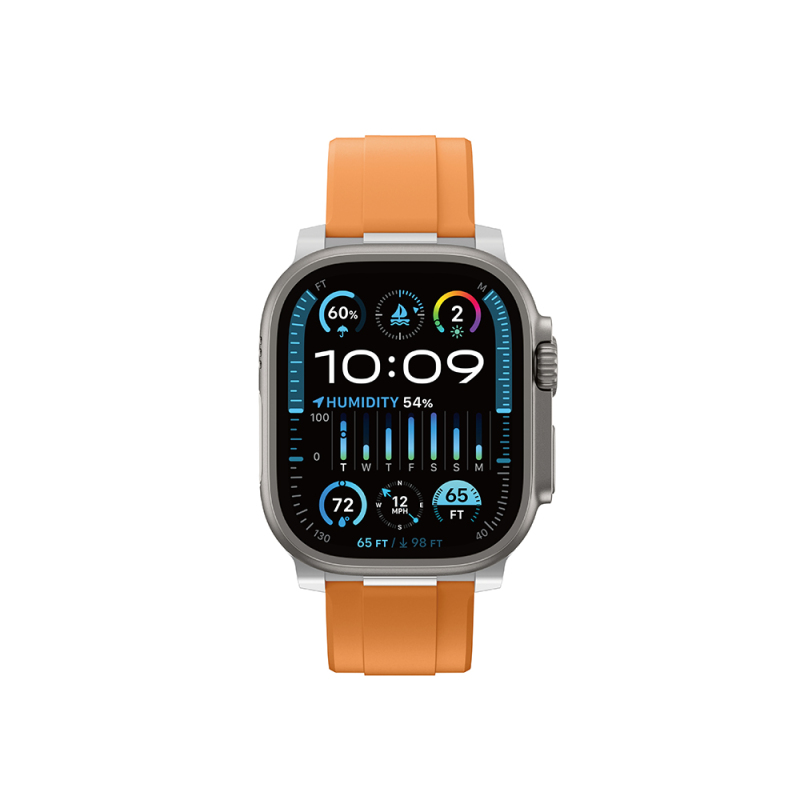 Apple Watch Ultra 49mm Amazingthing Titan Chrono Silikon Kordon - 10