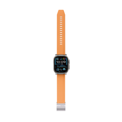 Apple Watch Ultra 49mm Amazingthing Titan Chrono Silikon Kordon - 13