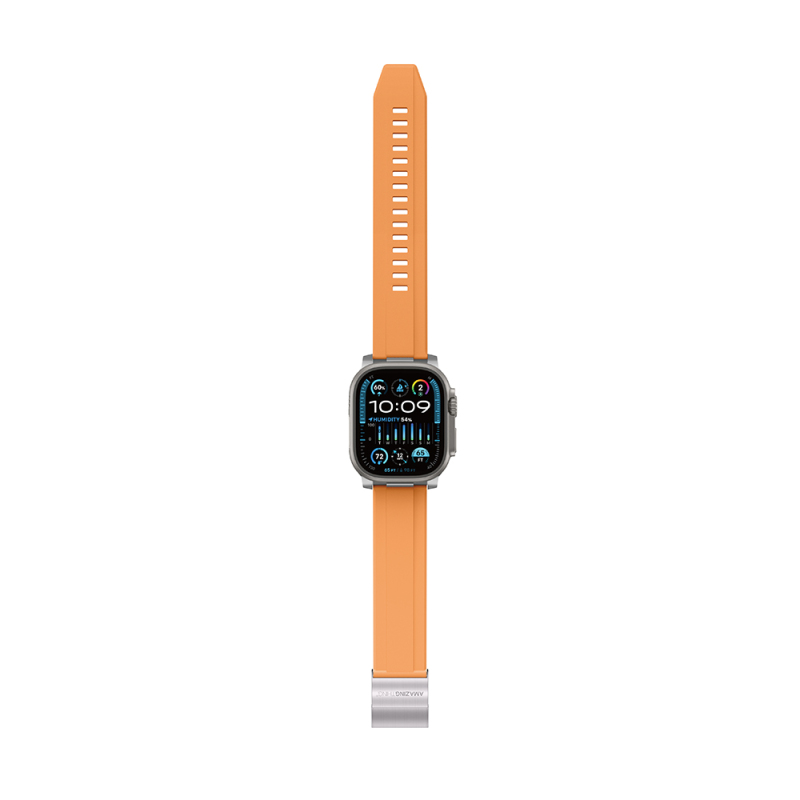 Apple Watch Ultra 49mm Amazingthing Titan Chrono Silikon Kordon - 13