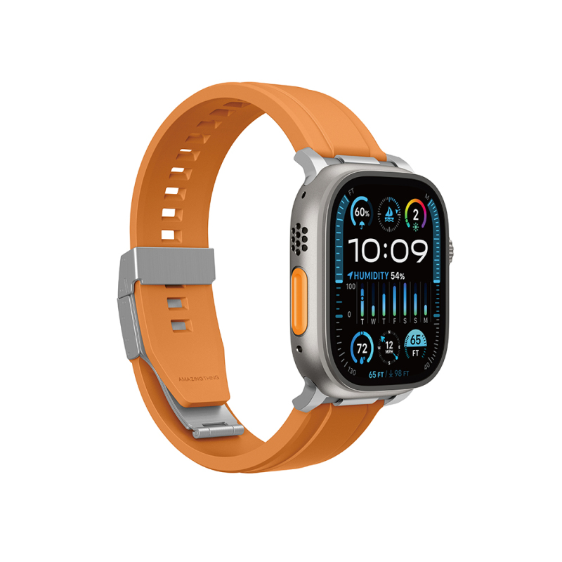 Apple Watch Ultra 49mm Amazingthing Titan Chrono Silikon Kordon - 6