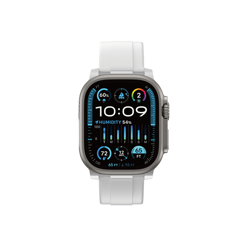 Apple Watch Ultra 49mm Amazingthing Titan Chrono Silikon Kordon - 9