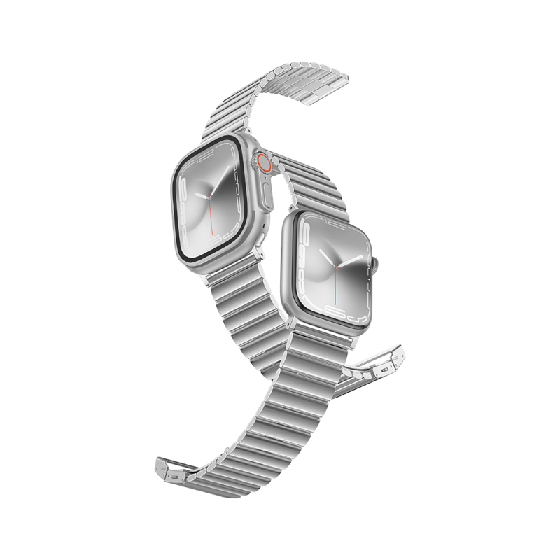 Apple Watch Ultra 49mm Amazingthing Titan Steel Metal Band - 9