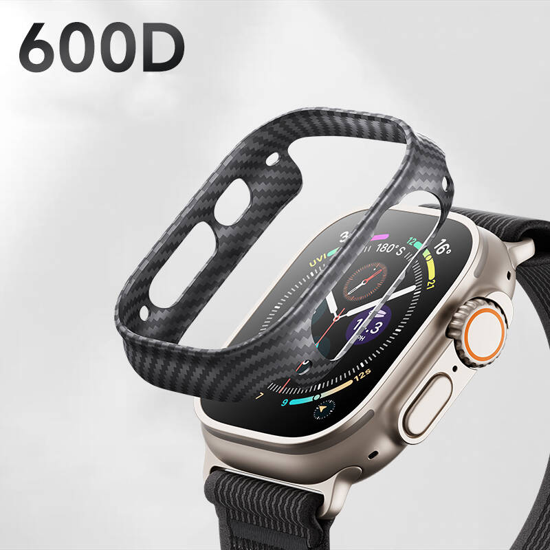 Apple Watch Ultra 49mm Benks 600D Kevlar Kasa Koruyucu - 7