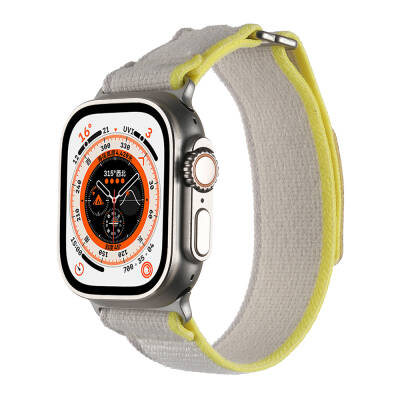 Apple Watch Ultra 49mm Hasır Kordon Zore KRD-106 Strap Kayış - 11