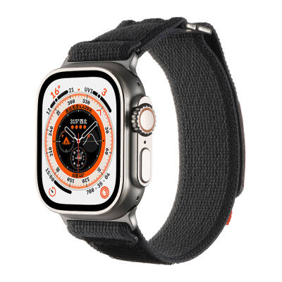 Apple Watch Ultra 49mm Hasır Kordon Zore KRD-106 Strap Kayış - 15