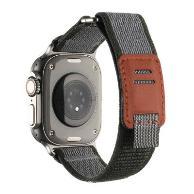 Apple Watch Ultra 49mm Hasır Kordon Zore KRD-106 Strap Kayış - 5