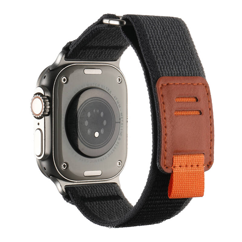 Apple Watch Ultra 49mm Hasır Kordon Zore KRD-106 Strap Kayış - 6