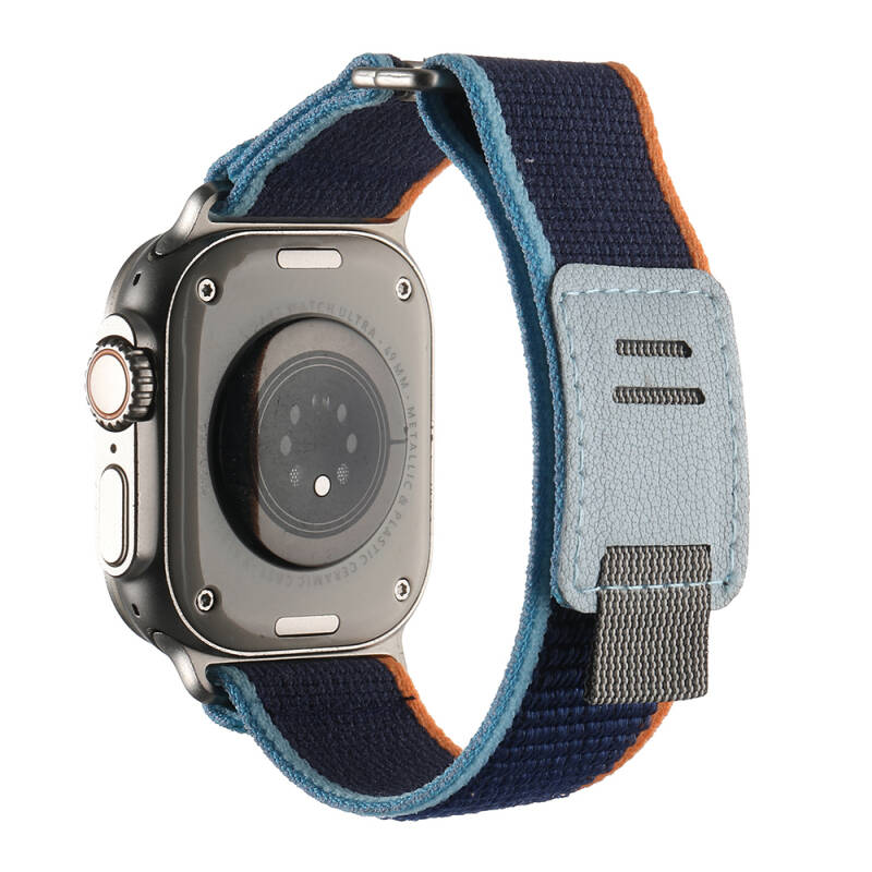 Apple Watch Ultra 49mm Hasır Kordon Zore KRD-106 Strap Kayış - 4