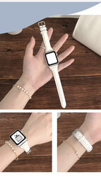 ​​​Apple Watch Ultra 49mm Kordon KRD-28 Deri Strap Kayış - 5