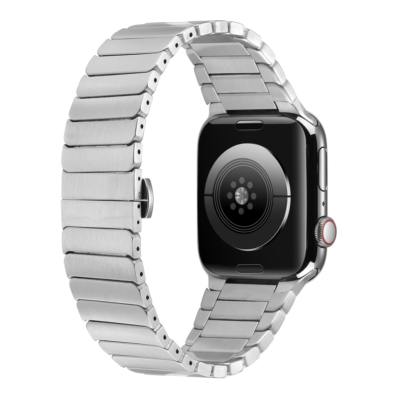​​​Apple Watch Ultra 49mm Kordon KRD-79 Metal Strap Kayış - 14