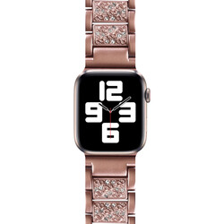 Apple Watch Ultra 49mm Kordon Wiwu Three Beads Set Auger Metal Strap Kayış - 15