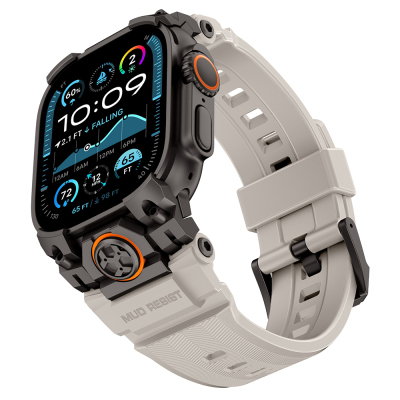 Apple Watch Ultra 49mm Mohseven iWatch Armor Silicone Band - 6