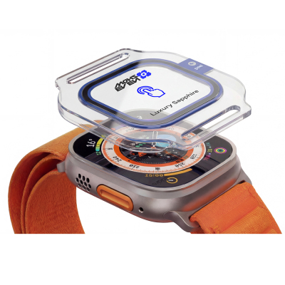 Apple Watch Ultra 49mm Mohseven iWatch Serisi Safir Akıllı Saat Temperli Cam Ekran Koruyucu - 7
