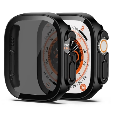 Apple Watch Ultra 49mm Sert PC Kasa ve Privacy Ekran Koruyucu Zore Watch Gard 23 - 1