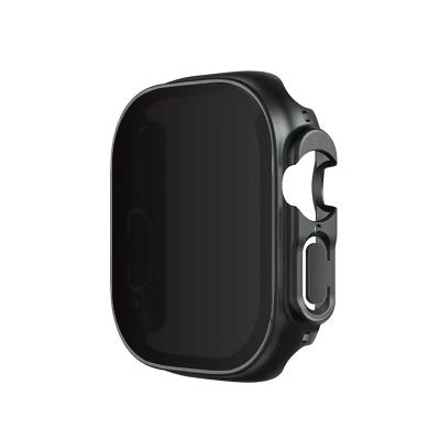Apple Watch Ultra 49mm Sert PC Kasa ve Privacy Ekran Koruyucu Zore Watch Gard 23 - 3