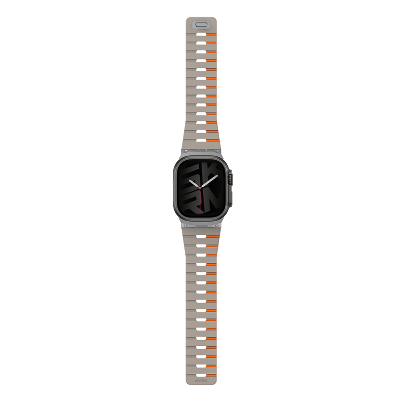 Apple Watch Ultra 49mm Skinarma Gemini Serisi TPU Magnetik Silikon Kordon - 12