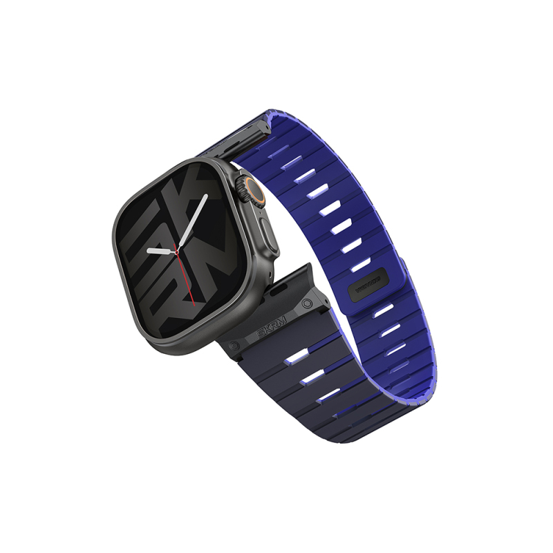 Apple Watch Ultra 49mm Skinarma Gemini Serisi TPU Magnetik Silikon Kordon - 3
