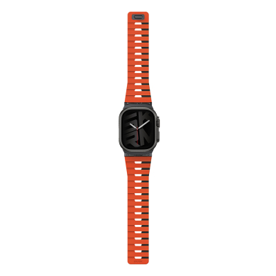 Apple Watch Ultra 49mm Skinarma Gemini Serisi TPU Magnetik Silikon Kordon - 16