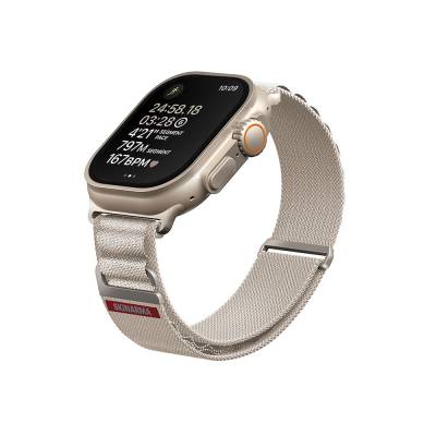 Apple Watch Ultra 49mm SkinArma Kobu Hasır Kordon - 5