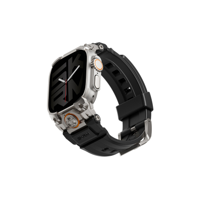 Apple Watch Ultra 49mm SkinArma Talon Serisi Suya Dayanıklı Silikon Kordon - 1