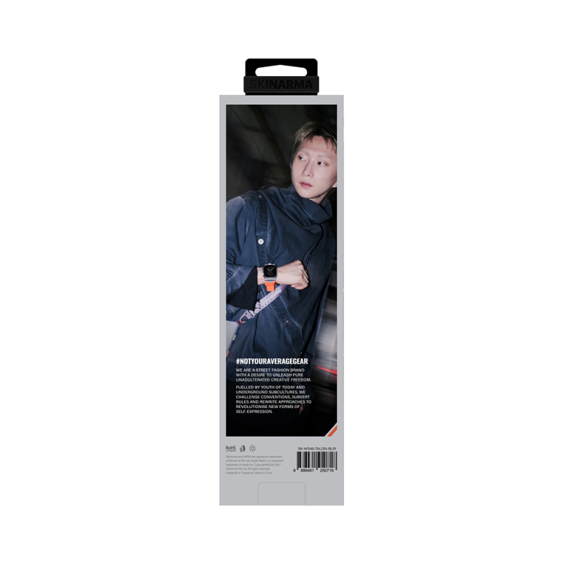 Apple Watch Ultra 49mm SkinArma Talon Serisi Suya Dayanıklı Silikon Kordon - 15