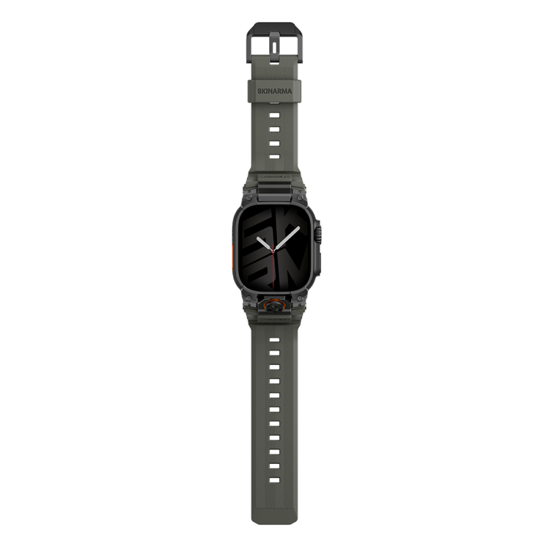 Apple Watch Ultra 49mm SkinArma Talon Serisi Suya Dayanıklı Silikon Kordon - 12
