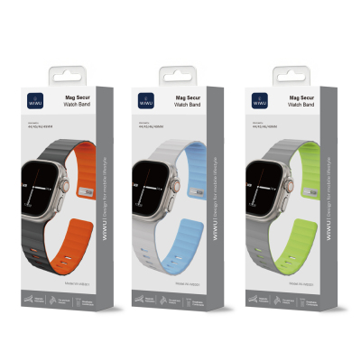 Apple Watch Ultra 49mm Wiwu Mag Secur Series Silicone Band - 16