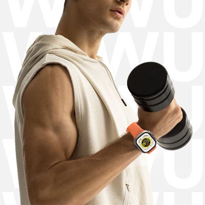 Apple Watch Ultra 49mm Wiwu Wi-WB0201 Comf Secur Serisi Silikon Kordon - 15