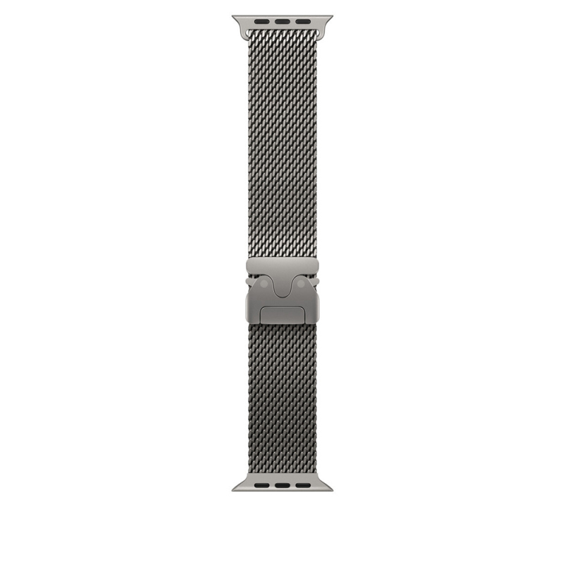 Apple Watch Ultra 49mm Zore KRD-100 Titanyum Hasır Kordon - 9