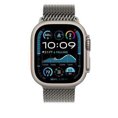 Apple Watch Ultra 49mm Zore KRD-100 Titanyum Hasır Kordon - 6