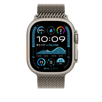 Apple Watch Ultra 49mm Zore KRD-100 Titanyum Hasır Kordon - 7